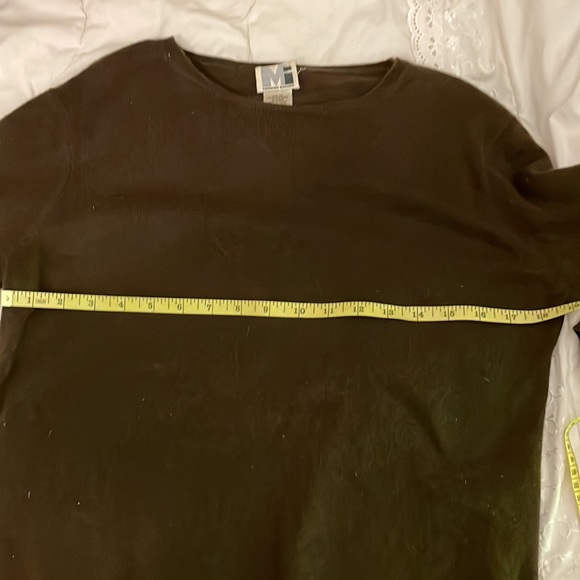 Women’s chocolate brown cashmere crewneck Xl - Picture 6 of 6